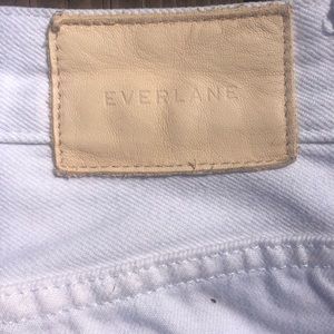 Everlane 90s Cheeky Jean - crop - Bone - sz 25 - 100% cotton